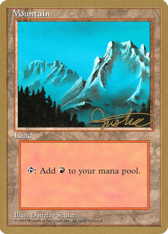 Mountain (mj374) (Mark Justice) [Pro Tour Collector Set] | RetroPlay Games