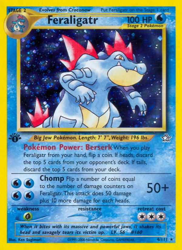 Feraligatr (4/111) [Neo Genesis 1st Edition] | RetroPlay Games