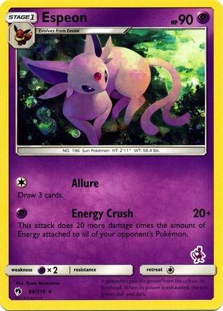 Espeon (89/214) (Mewtwo Deck) [Battle Academy 2020] | RetroPlay Games