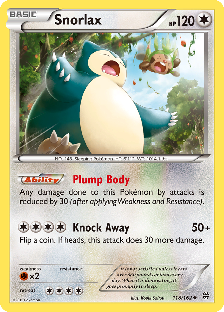 Snorlax (118/162) [XY: BREAKthrough] | RetroPlay Games