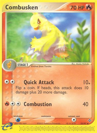 Combusken (25/97) [EX: Dragon] | RetroPlay Games