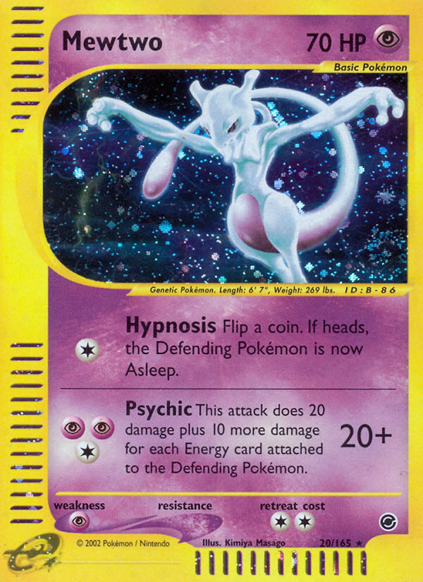 Mewtwo (20/165) [Expedition: Base Set] | RetroPlay Games