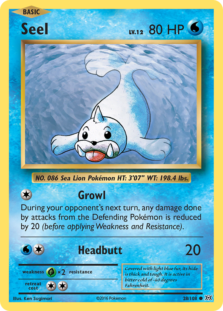 Seel (28/108) [XY: Evolutions] | RetroPlay Games