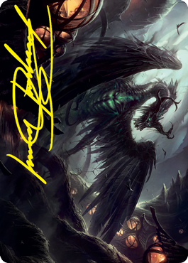 Beledros Witherbloom Art Card (Gold-Stamped Signature) [Strixhaven: School of Mages Art Series] | RetroPlay Games