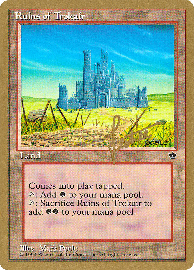 Ruins of Trokair (Bertrand Lestree) [Pro Tour Collector Set] | RetroPlay Games