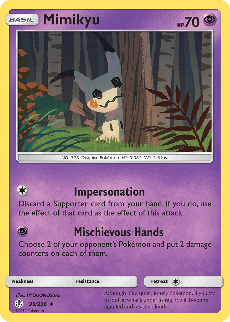 Mimikyu (96/236) [Sun & Moon: Cosmic Eclipse] | RetroPlay Games