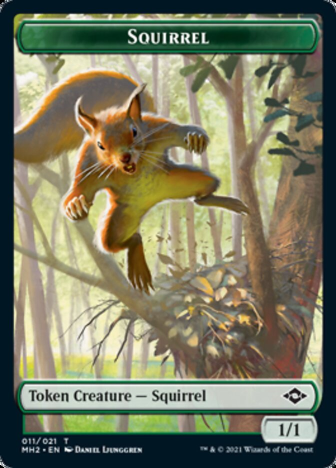 Squirrel Token [Modern Horizons 2 Tokens] | RetroPlay Games