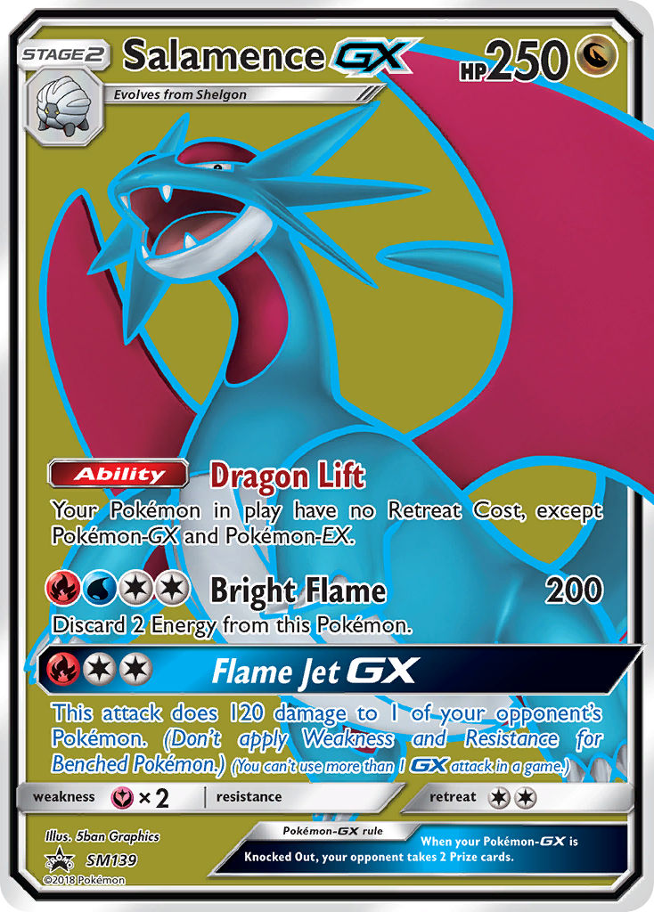 Salamence GX (SM139) [Sun & Moon: Black Star Promos] | RetroPlay Games