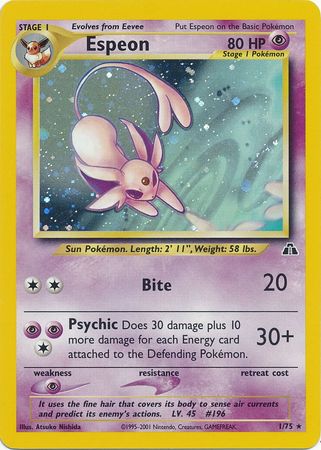 Espeon (1/75) [Neo Discovery Unlimited] | RetroPlay Games
