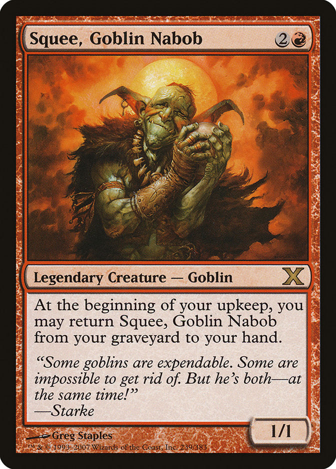 Squee, Goblin Nabob [Tenth Edition] | RetroPlay Games