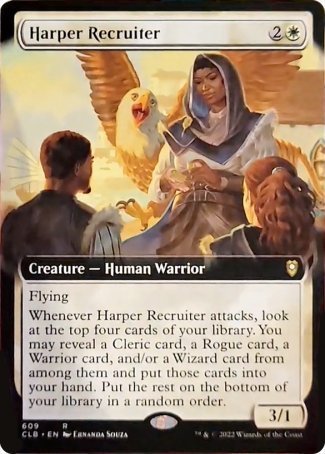 Harper Recruiter (Extended Art) [Commander Legends: Battle for Baldur's Gate] | RetroPlay Games