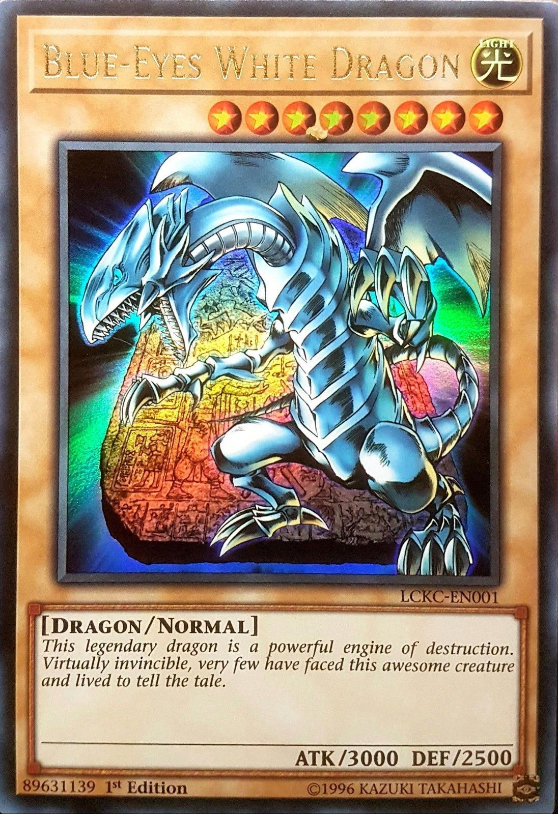 Blue-Eyes White Dragon (Version 4) [LCKC-EN001] Ultra Rare | RetroPlay Games