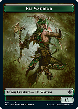 Elf Warrior // Soldier Double-Sided Token [Starter Commander Decks] | RetroPlay Games