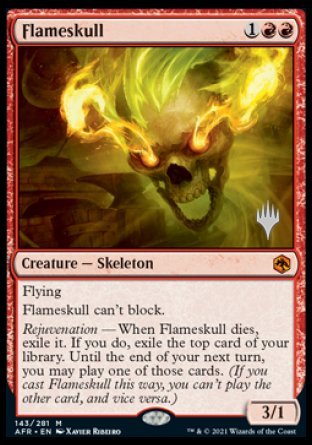 Flameskull (Promo Pack) [Dungeons & Dragons: Adventures in the Forgotten Realms Promos] | RetroPlay Games