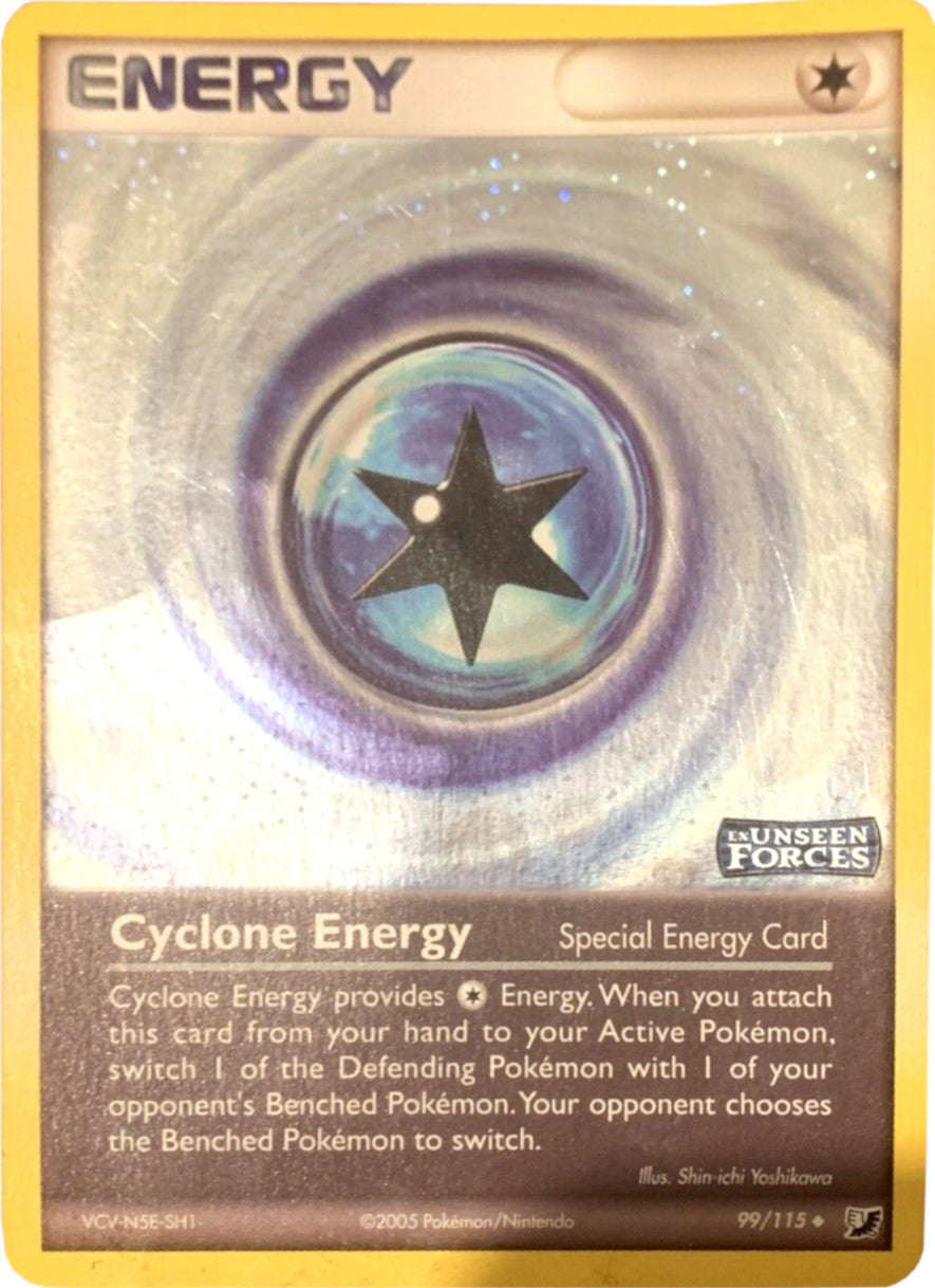 Cyclone Energy (99/115) (Stamped) [EX: Unseen Forces] | RetroPlay Games