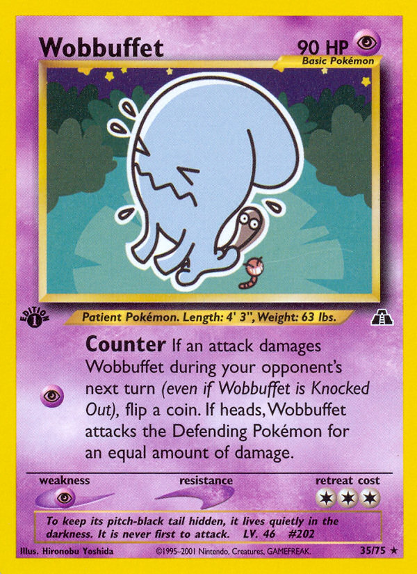 Wobbuffet (35/75) [Neo Discovery 1st Edition] | RetroPlay Games