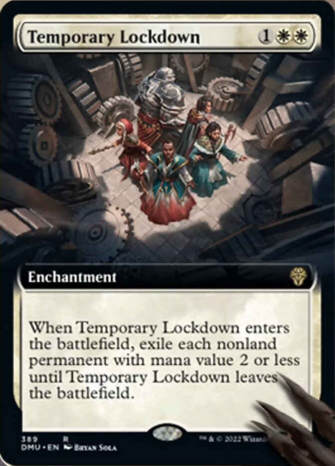 Temporary Lockdown (Extended Art) [Dominaria United] | RetroPlay Games