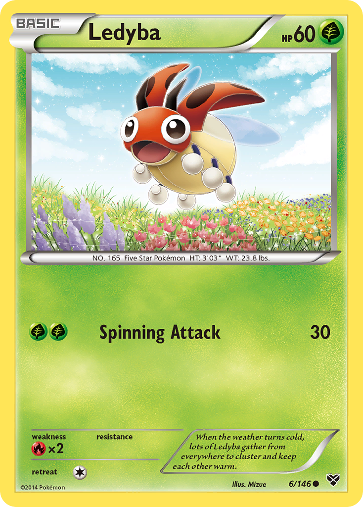 Ledyba (6/146) [XY: Base Set] | RetroPlay Games