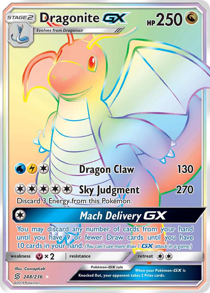Dragonite GX (248/236) [Sun & Moon: Unified Minds] | RetroPlay Games