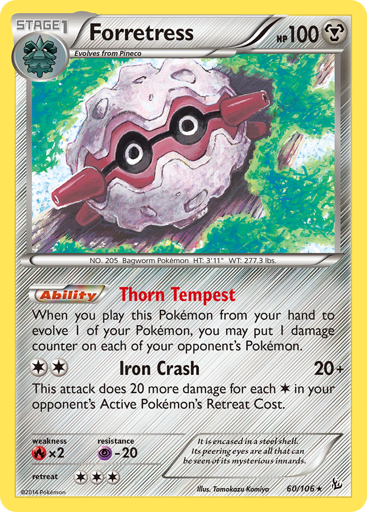 Forretress (60/106) [XY: Flashfire] | RetroPlay Games