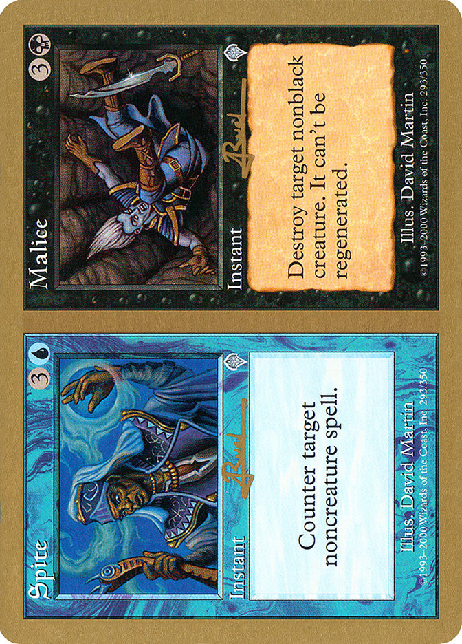 Spite // Malice (Antoine Ruel) [World Championship Decks 2001] | RetroPlay Games