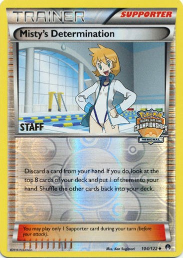 Misty's Determination (104/122) (Regional Championship Promo Staff) [XY: BREAKpoint] | RetroPlay Games