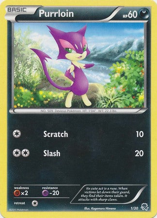 Purrloin (1/30) [Black & White: Trainer Kit - Zoroark] | RetroPlay Games