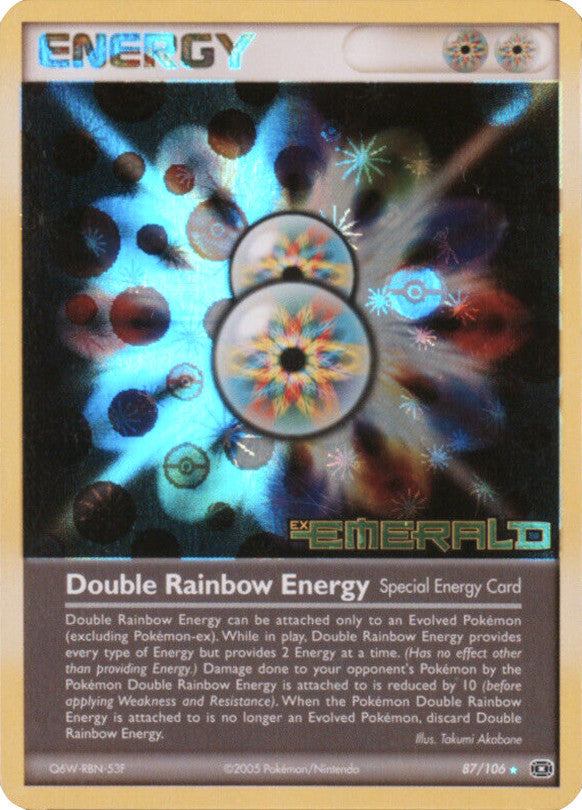 Double Rainbow Energy (87/106) (Stamped) [EX: Emerald] | RetroPlay Games