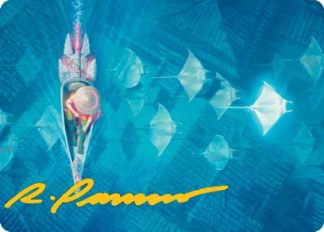 Discover the Impossible Art Card (Gold-Stamped Signature) [Kamigawa: Neon Dynasty Art Series] | RetroPlay Games