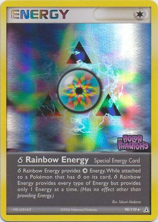 Rainbow Energy (98/110) (Delta Species) (Stamped) [EX: Holon Phantoms] | RetroPlay Games