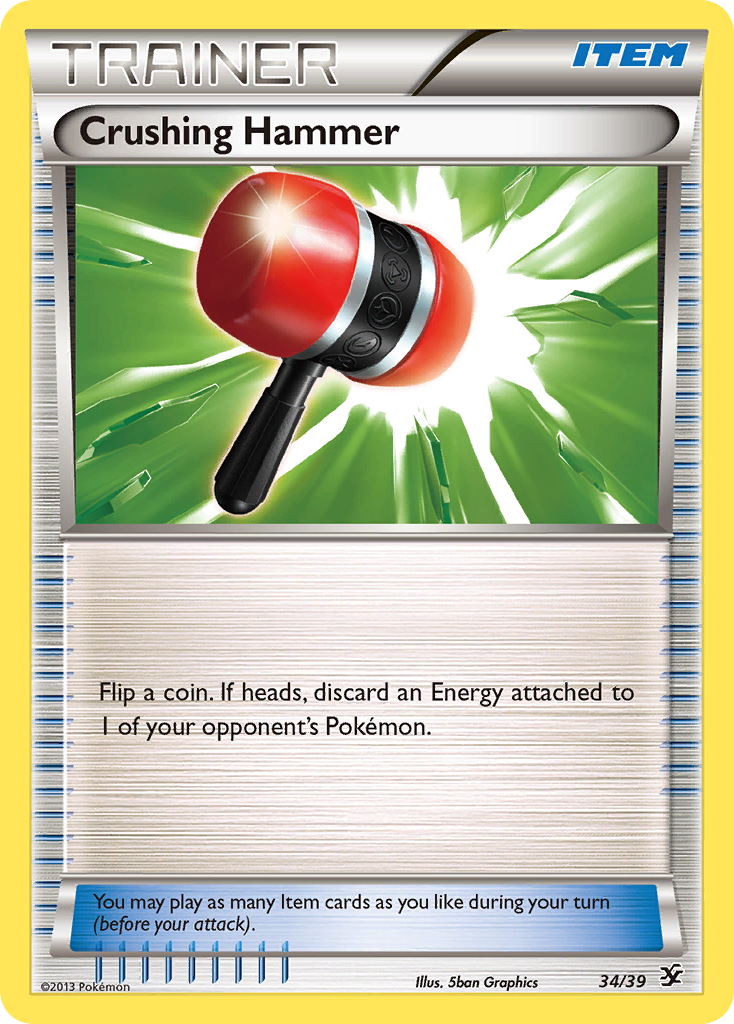 Crushing Hammer (34/39) [XY: Kalos Starter Set] | RetroPlay Games