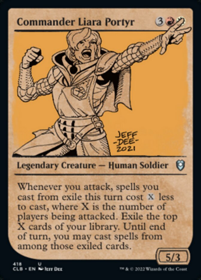 Commander Liara Portyr (Showcase) [Commander Legends: Battle for Baldur's Gate] | RetroPlay Games