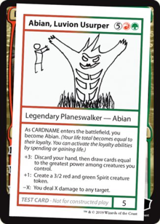Abian, Luvion Usurper (2021 Edition) [Mystery Booster Playtest Cards] | RetroPlay Games