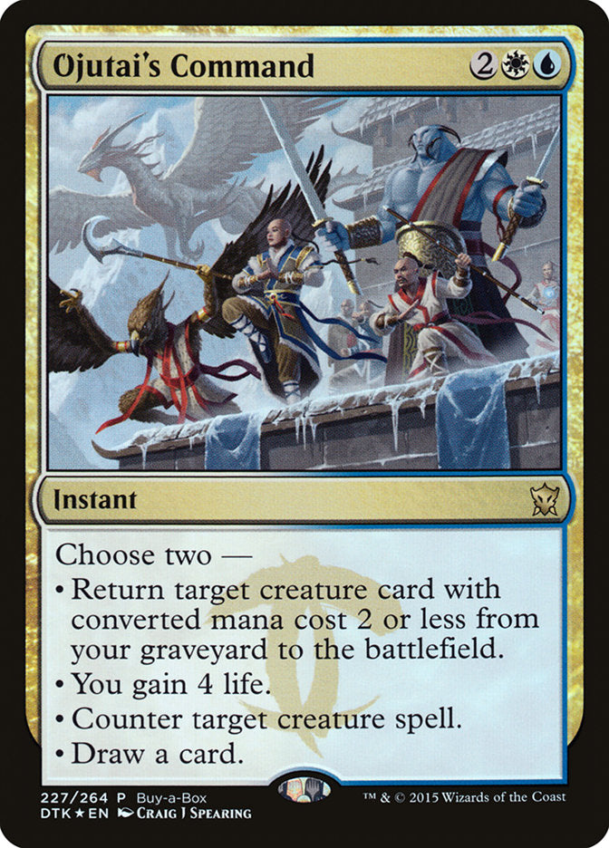 Ojutai's Command (Buy-A-Box) [Dragons of Tarkir Promos] | RetroPlay Games