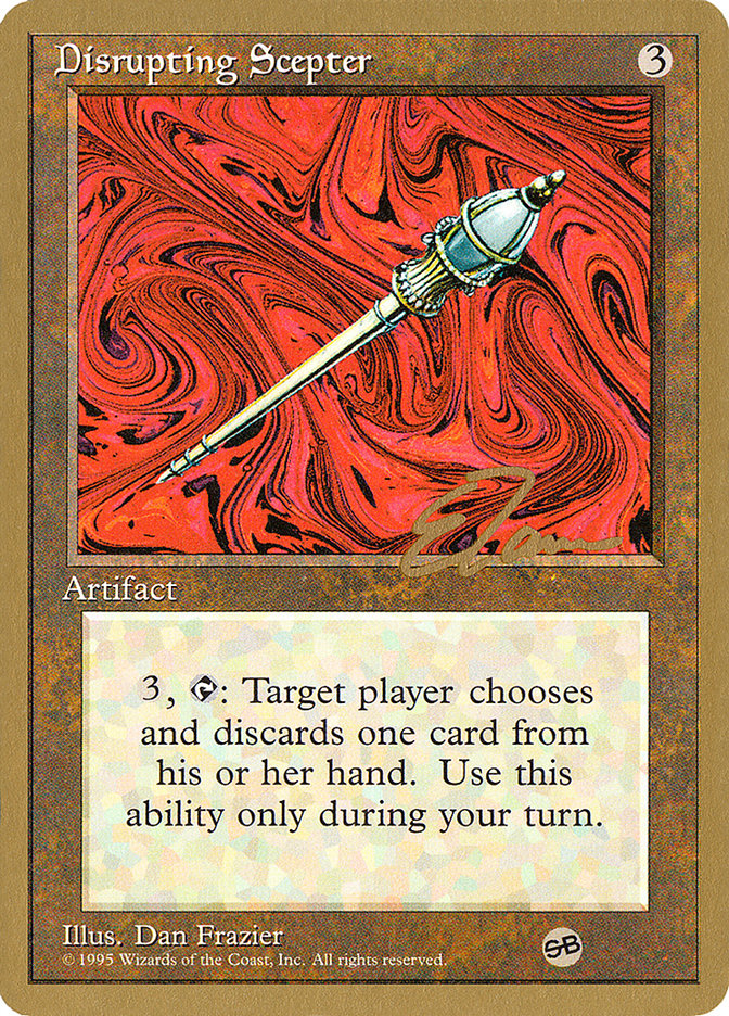 Disrupting Scepter (Eric Tam) (SB) [Pro Tour Collector Set] | RetroPlay Games