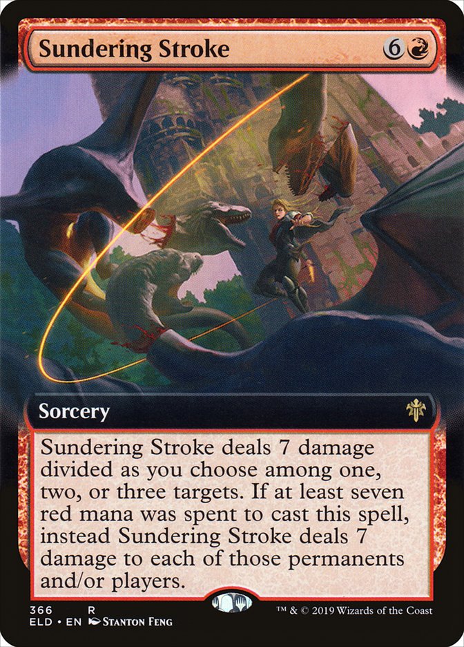 Sundering Stroke (Extended Art) [Throne of Eldraine] | RetroPlay Games