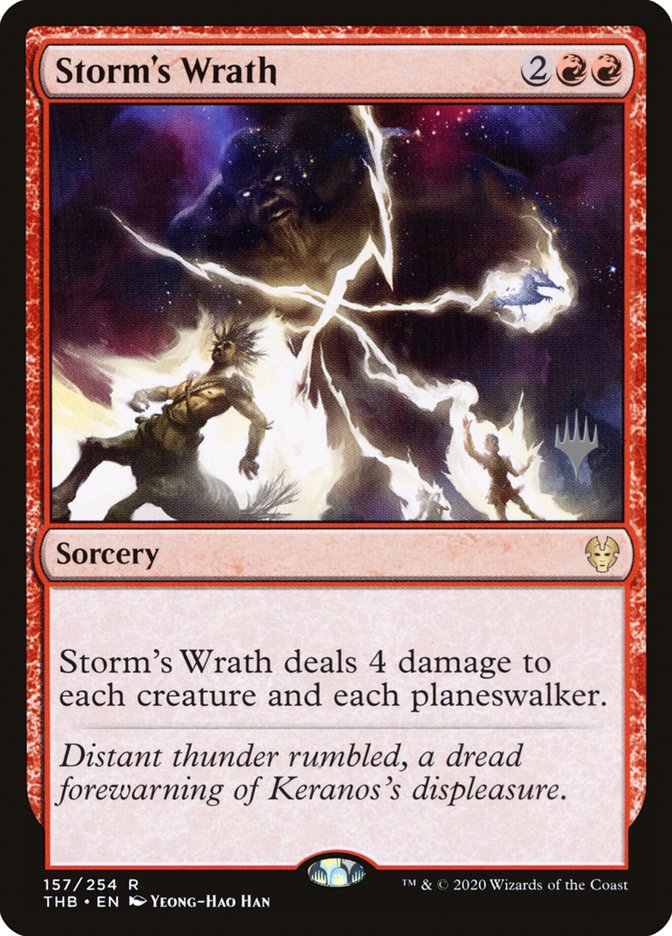 Storm's Wrath  (Promo Pack) [Theros Beyond Death Promos] | RetroPlay Games