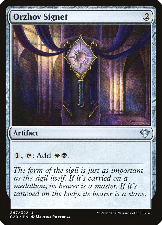 Orzhov Signet [Commander 2020] | RetroPlay Games