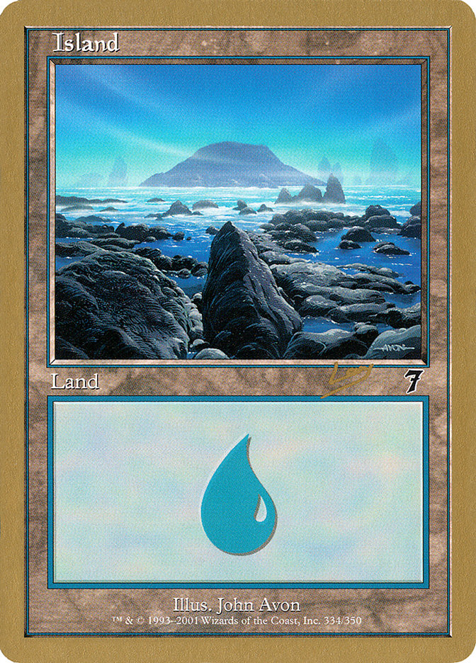 Island (rl334) (Raphael Levy) [World Championship Decks 2002] | RetroPlay Games