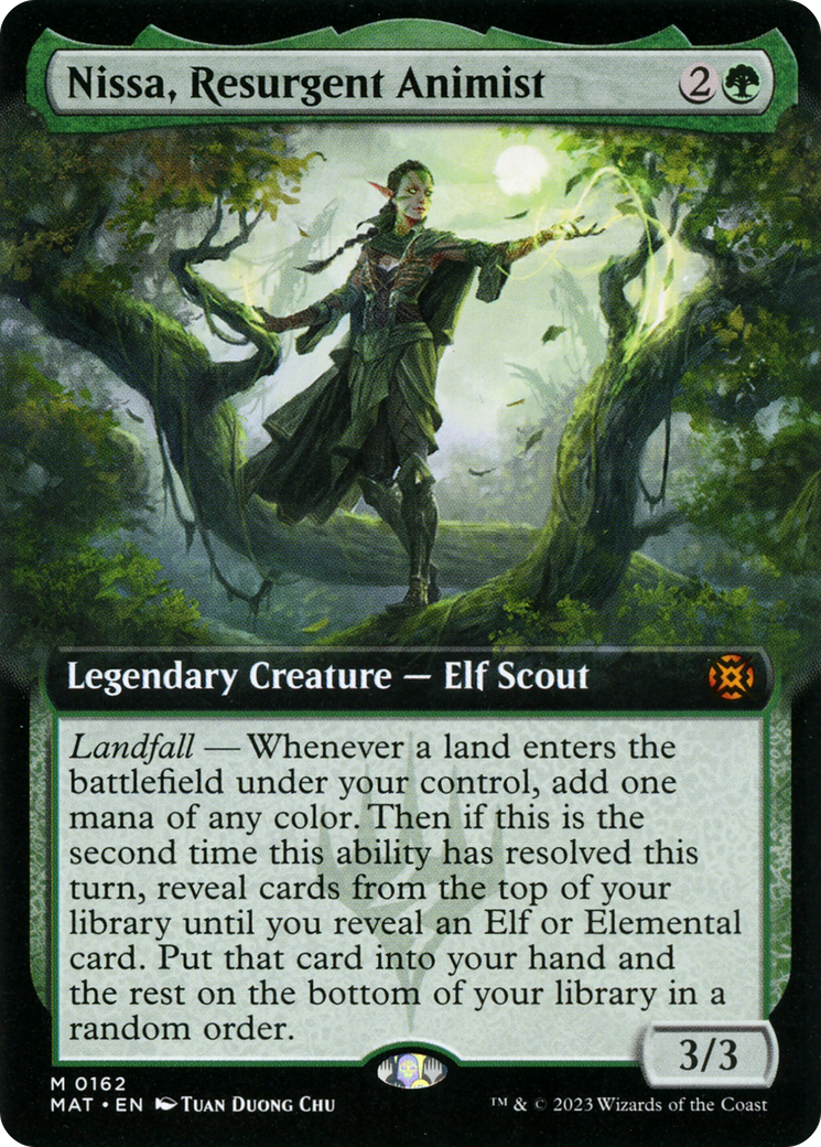 Nissa, Resurgent Animist (Extended Art) [March of the Machine: The Aftermath] | RetroPlay Games