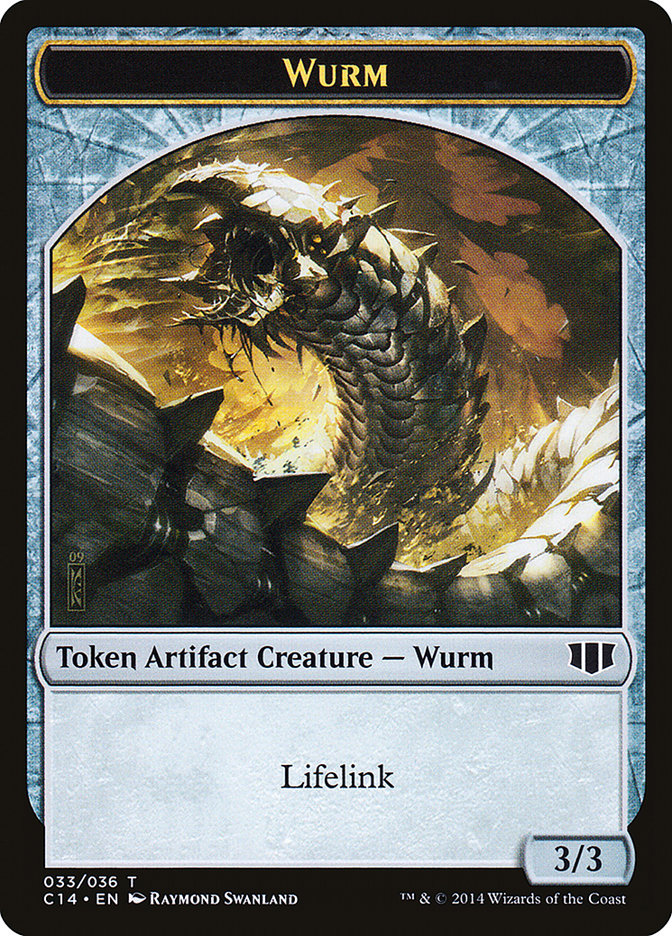 Wurm (033/036) // Goat Double-sided Token [Commander 2014 Tokens] | RetroPlay Games