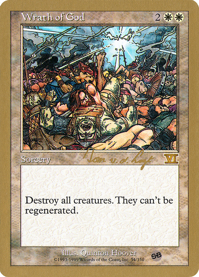 Wrath of God (Tom van de Logt) (SB) [World Championship Decks 2000] | RetroPlay Games