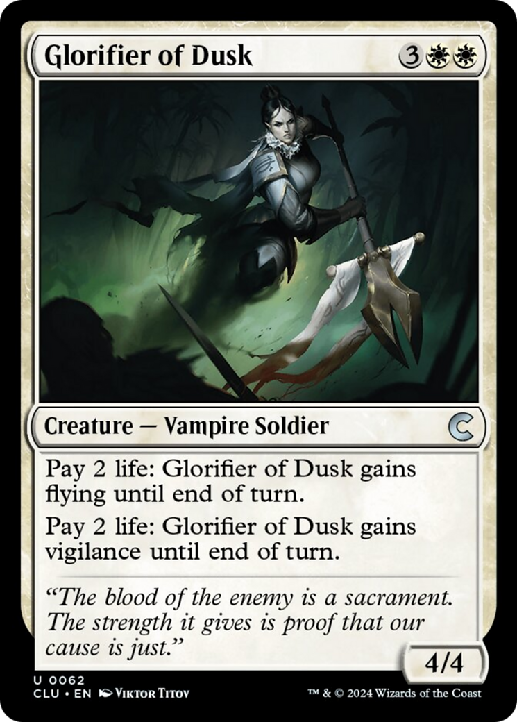 Glorifier of Dusk [Ravnica: Clue Edition] | RetroPlay Games