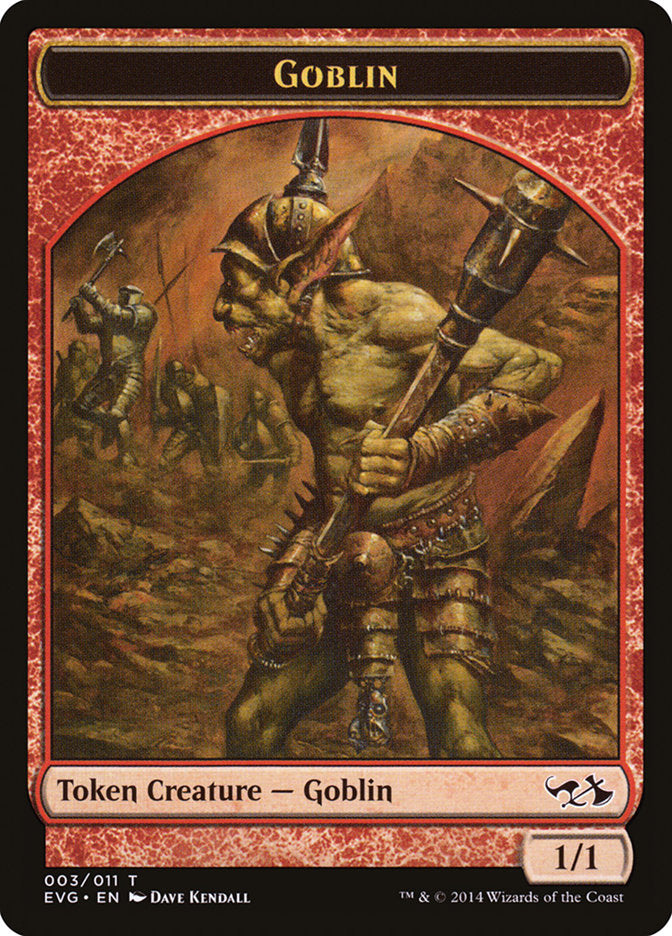 Goblin Token (Elves vs. Goblins) [Duel Decks Anthology Tokens] | RetroPlay Games