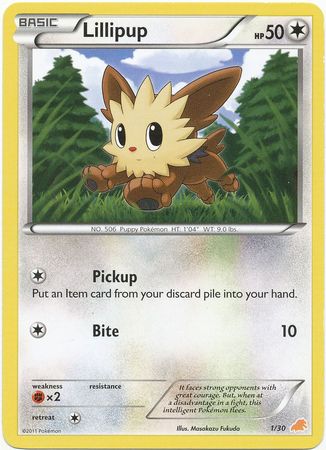 Lillipup (1/30) [Black & White: Trainer Kit - Excadrill] | RetroPlay Games