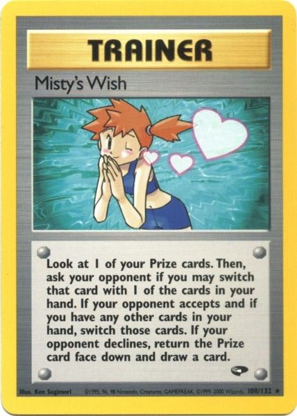 Misty's Wish (108/132) [Gym Challenge Unlimited] | RetroPlay Games