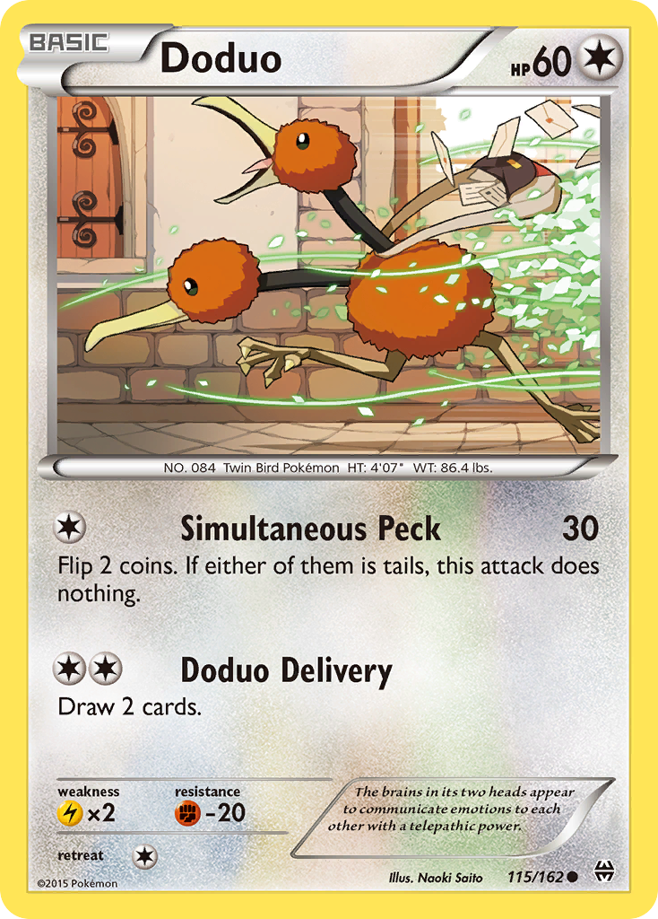 Doduo (115/162) [XY: BREAKthrough] | RetroPlay Games