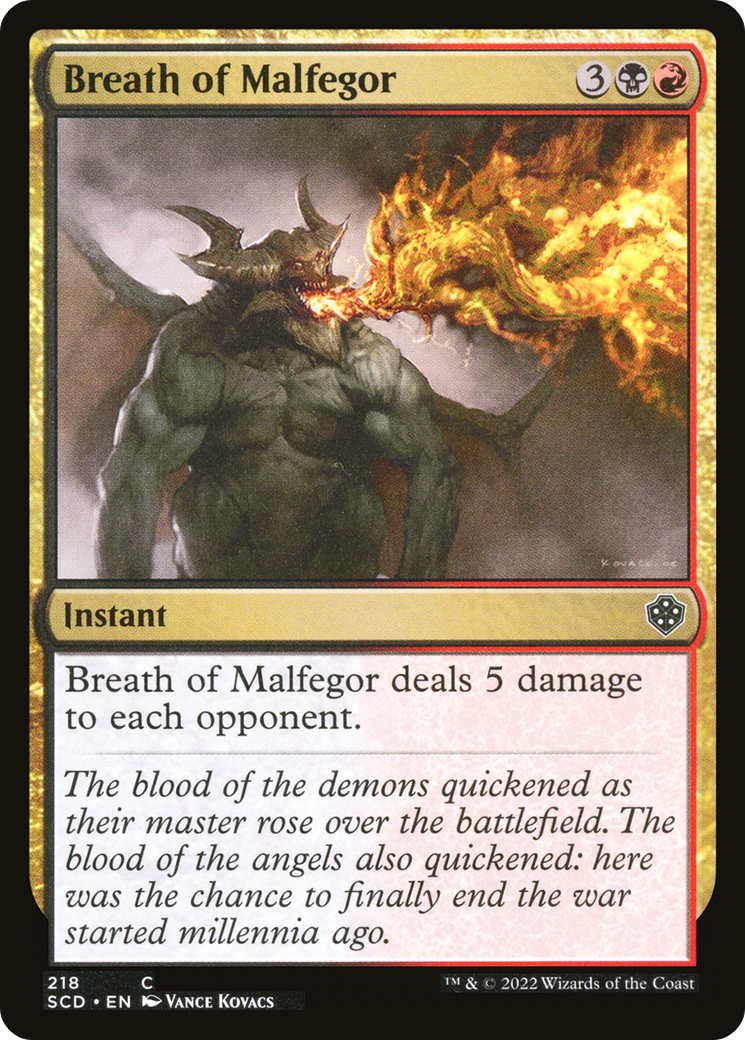 Breath of Malfegor [Starter Commander Decks] | RetroPlay Games