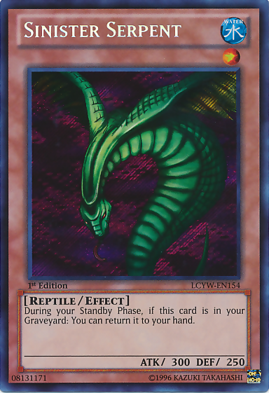 Sinister Serpent [LCYW-EN154] Secret Rare | RetroPlay Games