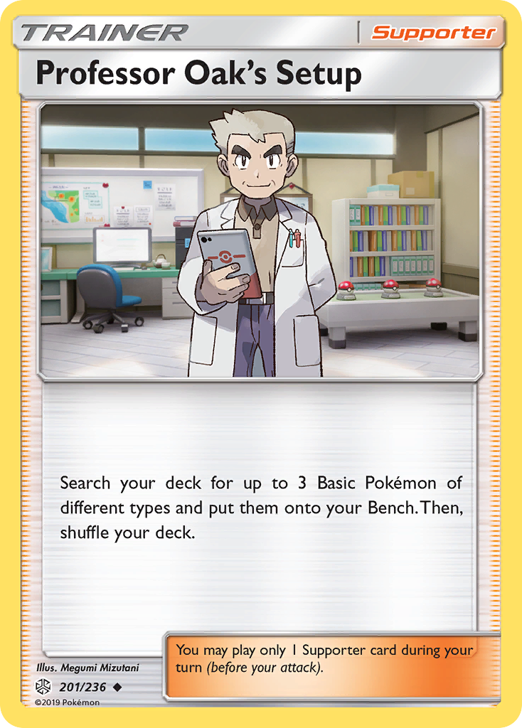 Professor Oak's Setup (201/236) [Sun & Moon: Cosmic Eclipse] | RetroPlay Games